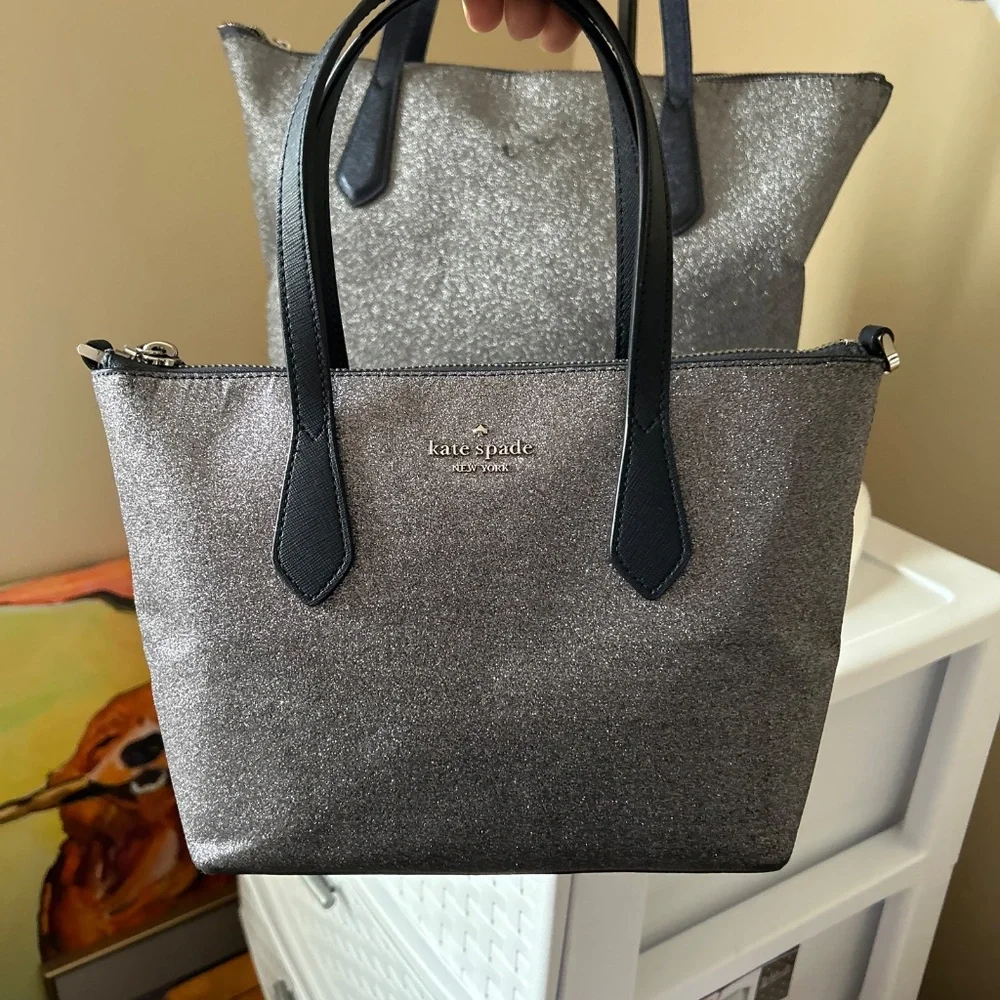 Kate Spade Glitter Saffiano Leather Purses